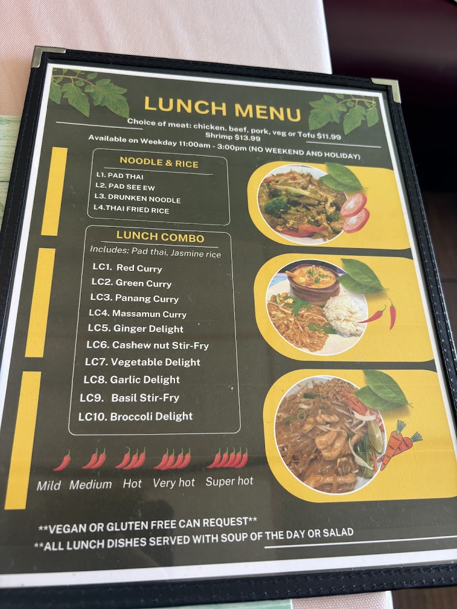 Menu - Nice Thai Cuisine photo 4