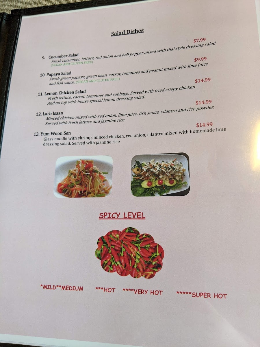Menu - Nice Thai Cuisine photo 5