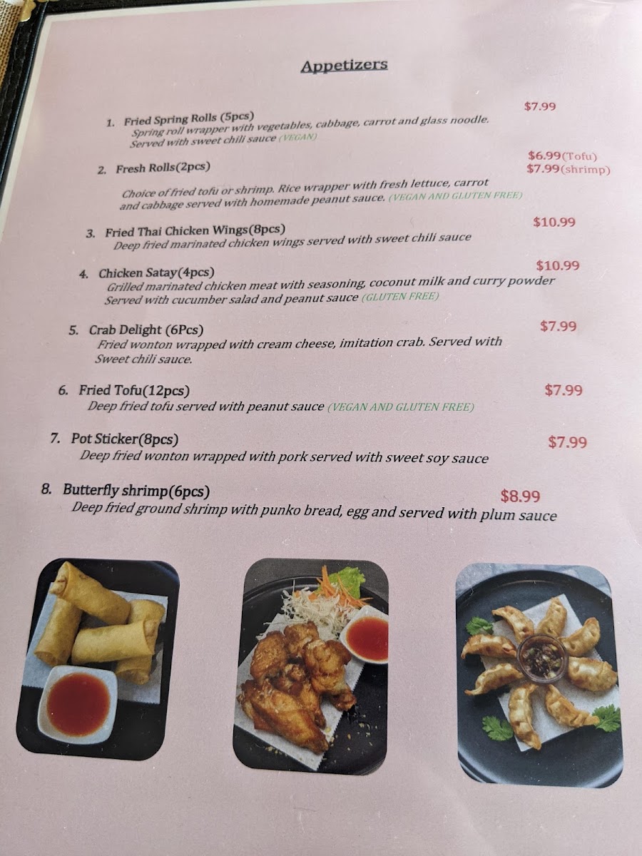 Menu - Nice Thai Cuisine photo 6