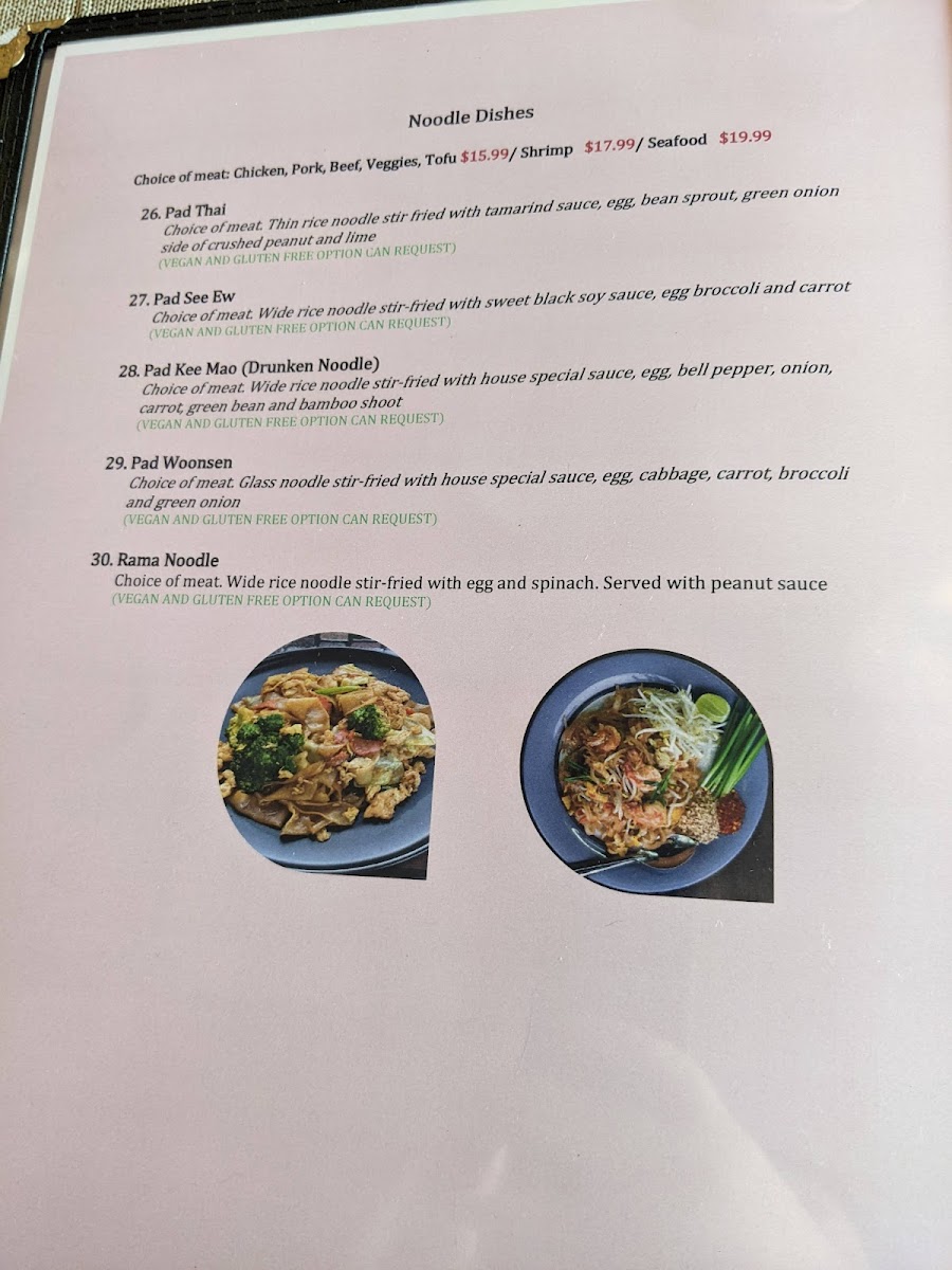 Menu - Nice Thai Cuisine photo 8